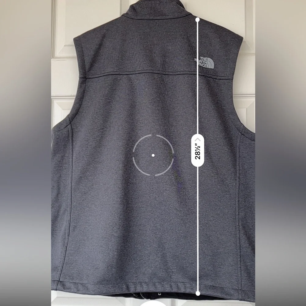 The North Face Men’s Gray Full Zip Vest Size XL‎